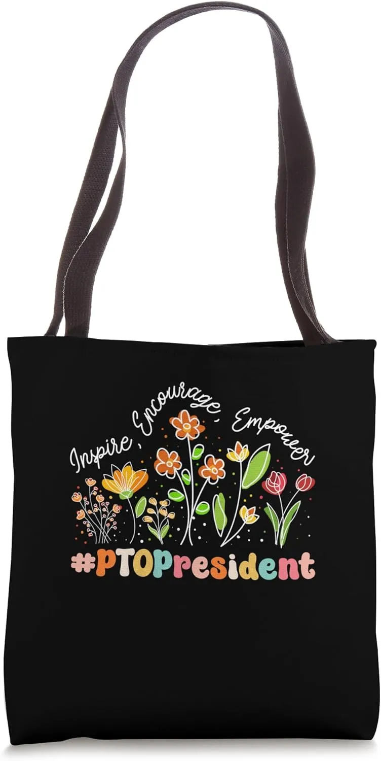 PTO President Appreciation Week Teacher Back to School Tote Bag