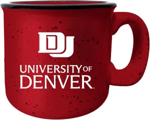 R and R Imports University of Denver Pioneers 16 oz Red Ceramic Camping Mug Officially Licensed Collegiate Product Single
