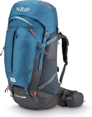 Rab Hyperon Backpack Comfortable Hydration Pack for Backpacking, Trekking, & Hiking - Orion Blue/Anthracite - 80-Liter (Back Length - Medium/Large)
