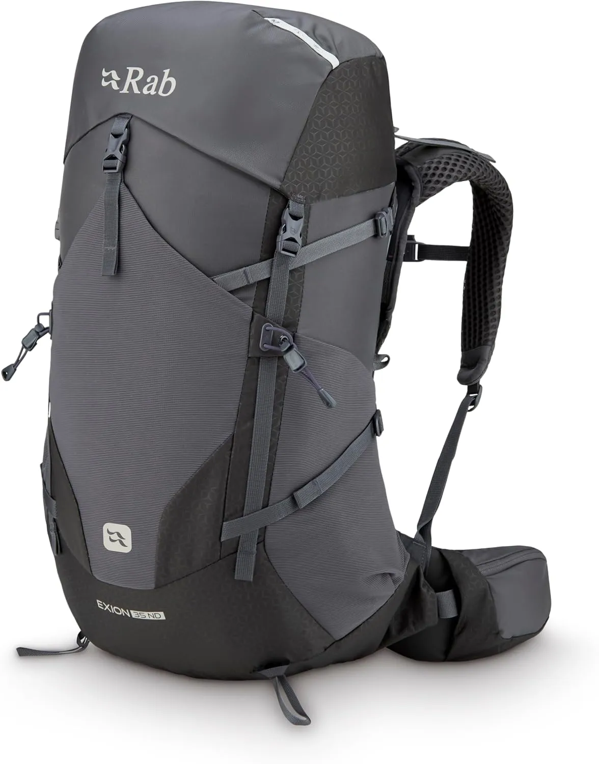 Rab Women's Exion ND Backpack - Comfortable Daypack for Hiking, Trekking, & Backpacking - Anthracite/Graphene - 35-Liter (Back Length - Small/Medium)