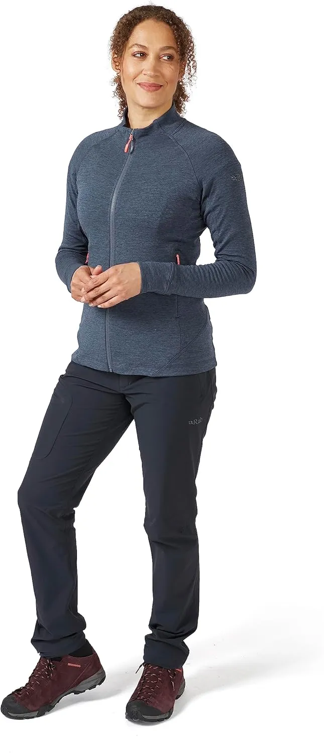 Rab Women's Nexus Stretch Fleece Jacket, Lightweight for Hiking, Climbing & Layering