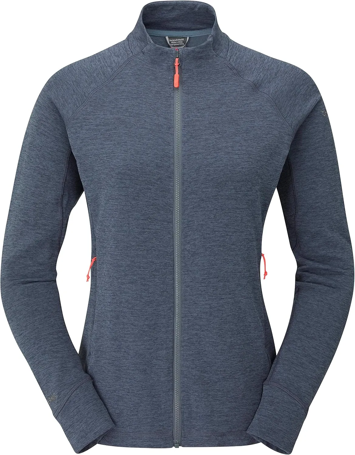 Rab Women's Nexus Stretch Fleece Jacket, Lightweight for Hiking, Climbing & Layering