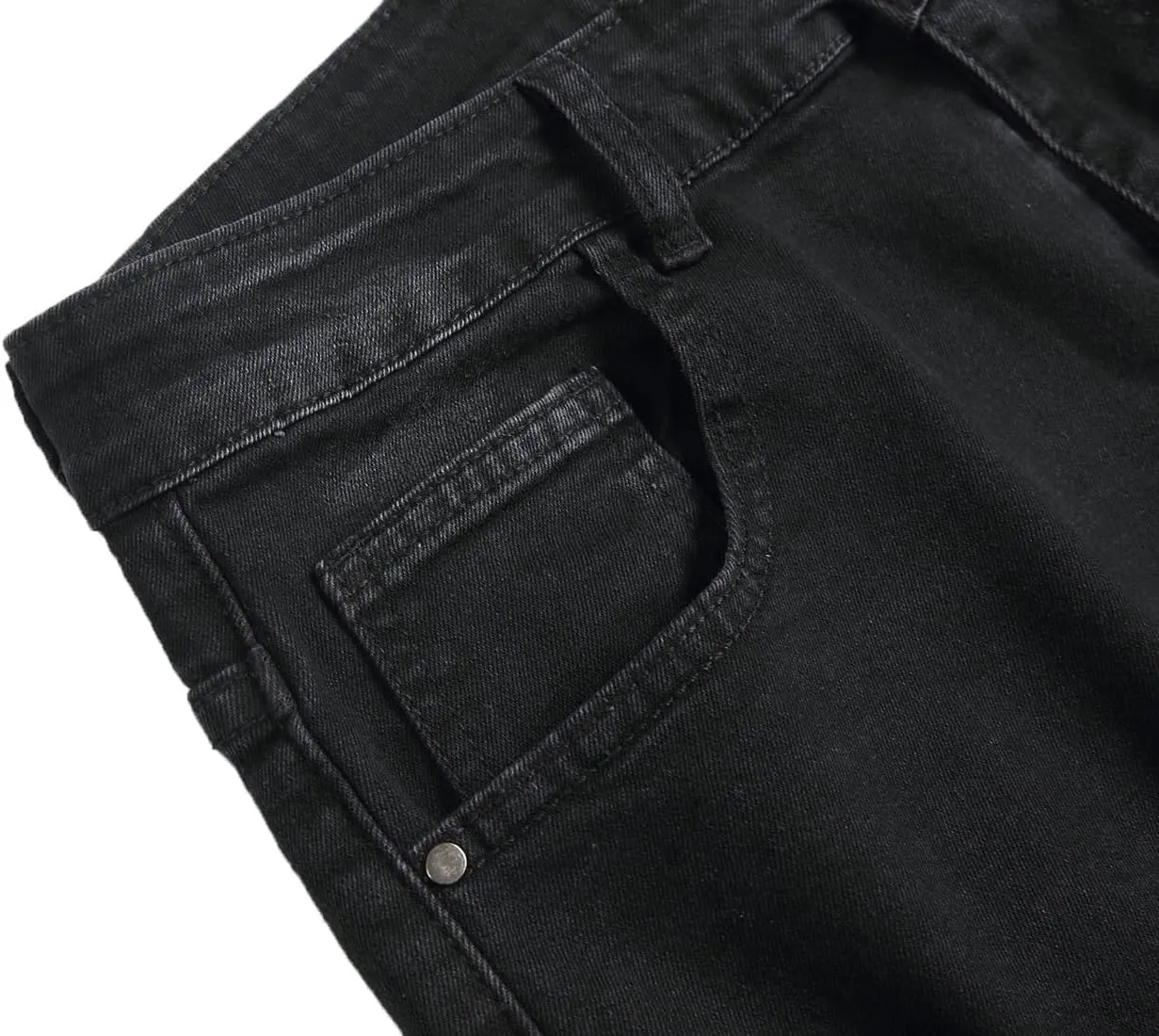 RANMCC Men's Baggy Jeans Loose Straight Fit Y2K Stretch Hip Hop Denim Casual Pants Jeans (Size 30-46)