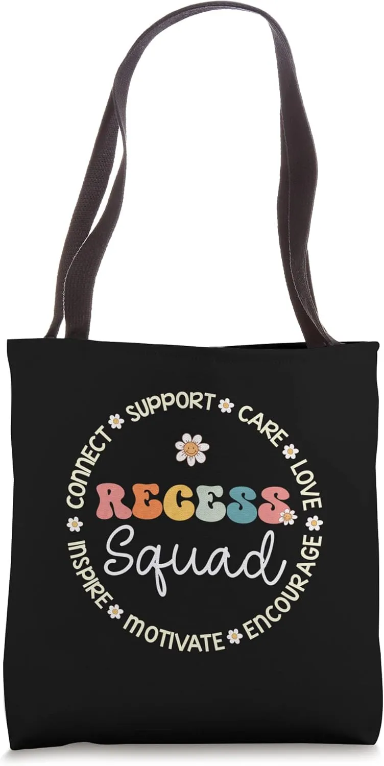 Recess Squad Appreciation Week Back to School Tote Bag