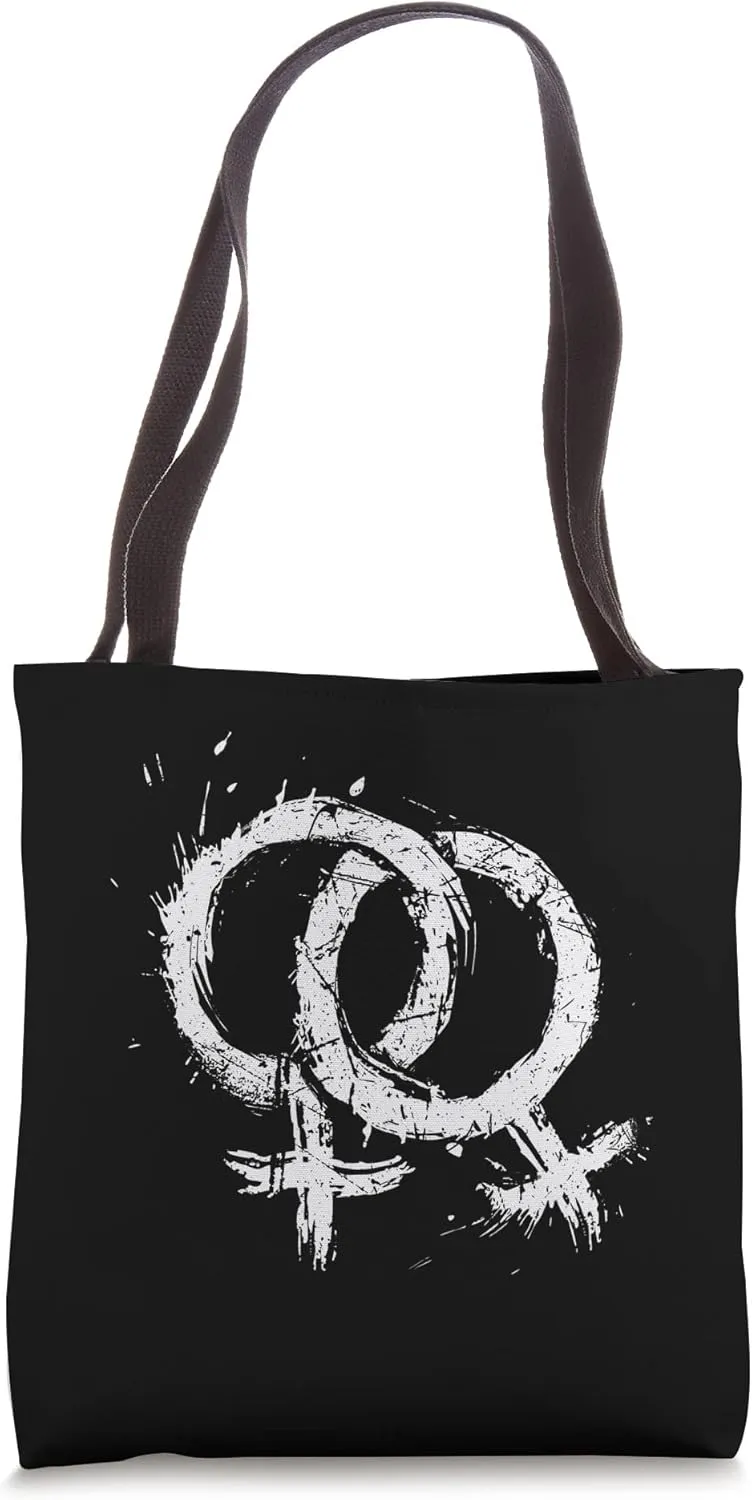 Retro Graffiti 80s Streetwear LGBT Paint Drip 80s Aesthetic Tote Bag