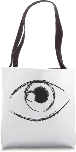 Retro Graffiti Artistic Eye Streetwear Hip Hop Urban Tote Bag