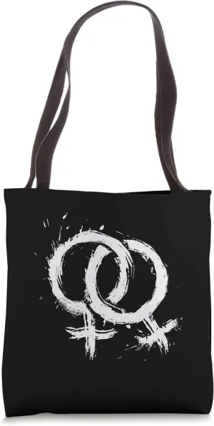 Retro LGBT Paint Drip Design Graffiti Streetwear Tote Bag
