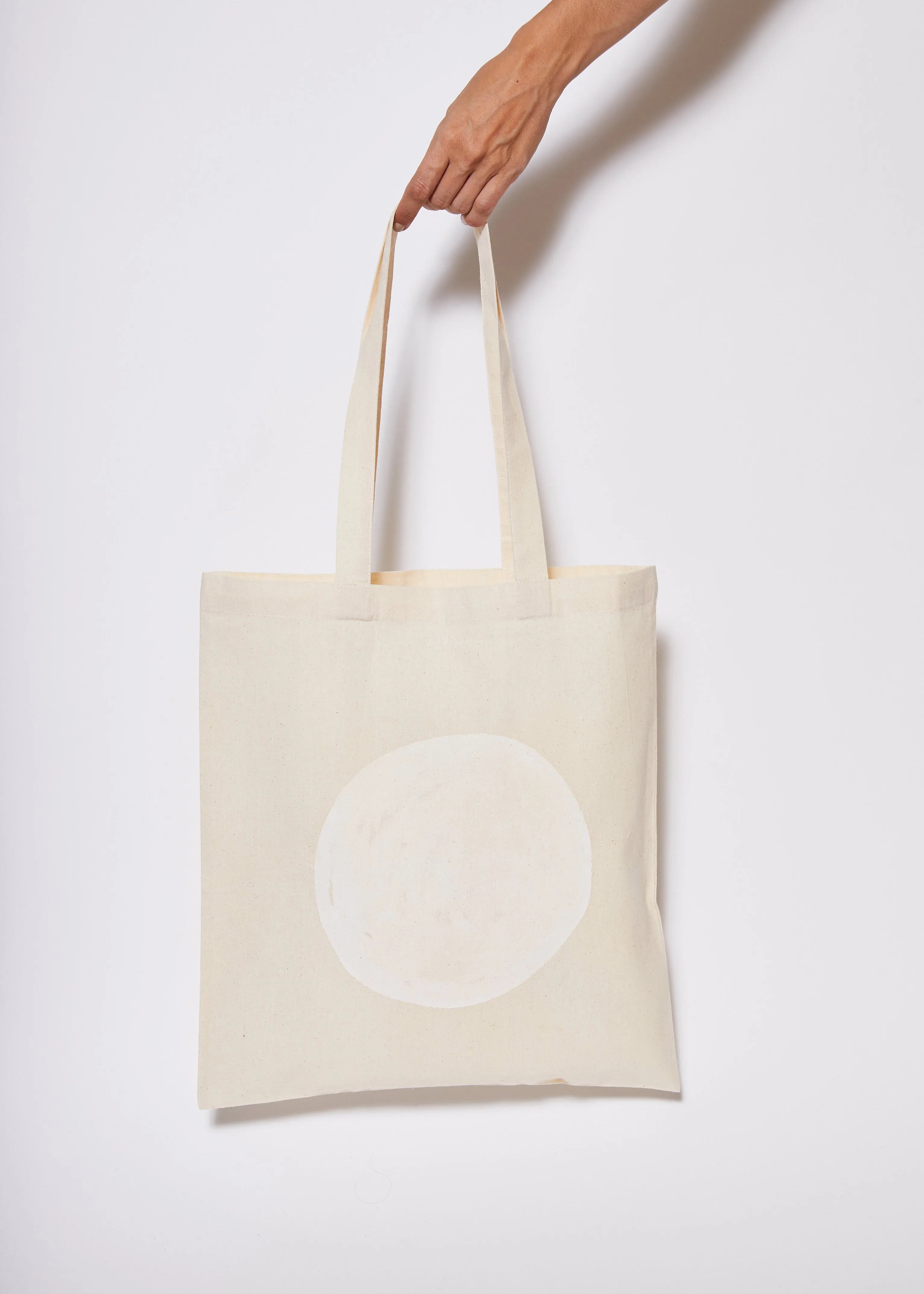 Reusable Calico Tote Bag - Chalk eclipse