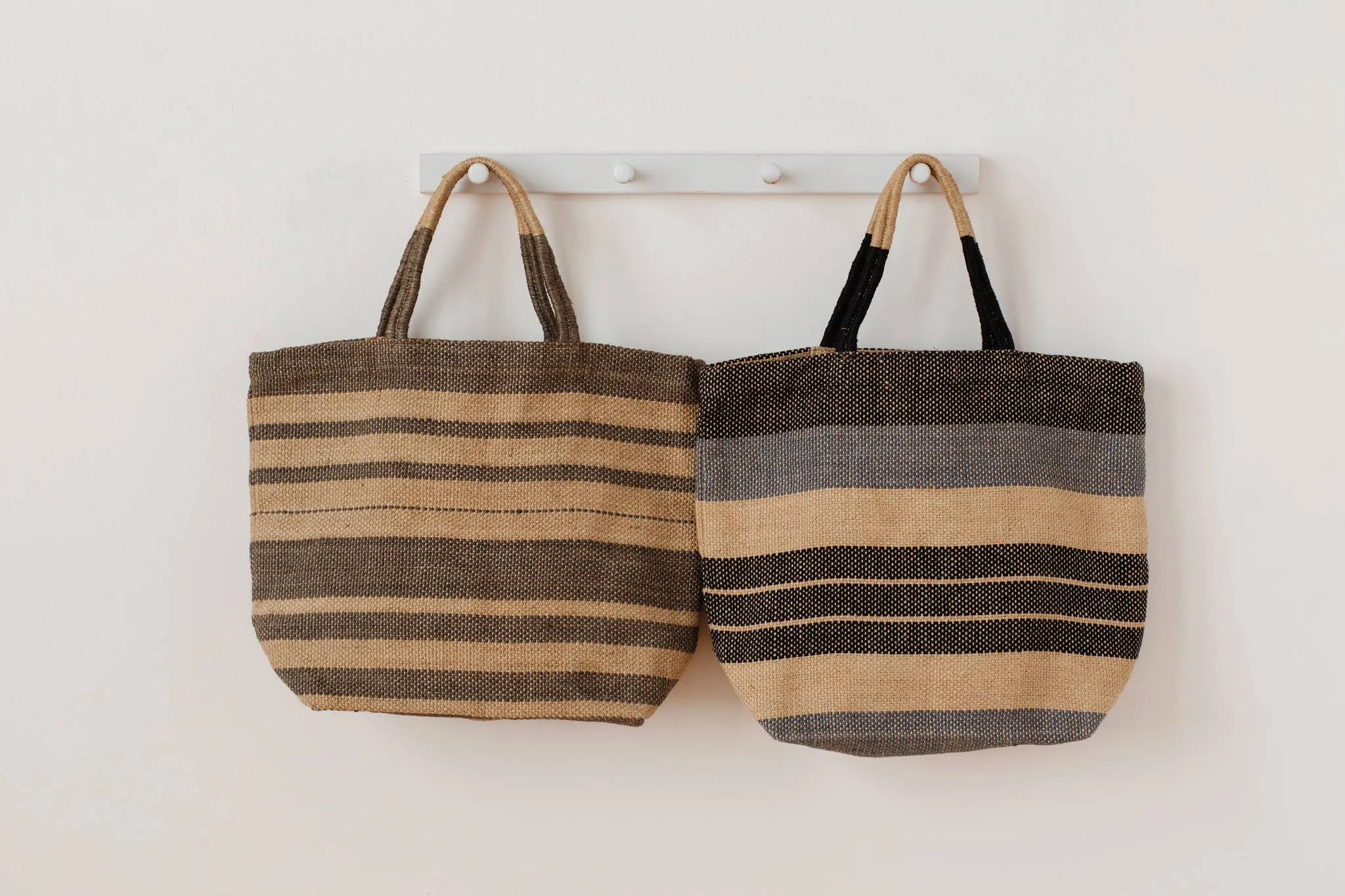 Reusable Tote Bag, Sonoma indigo stripe