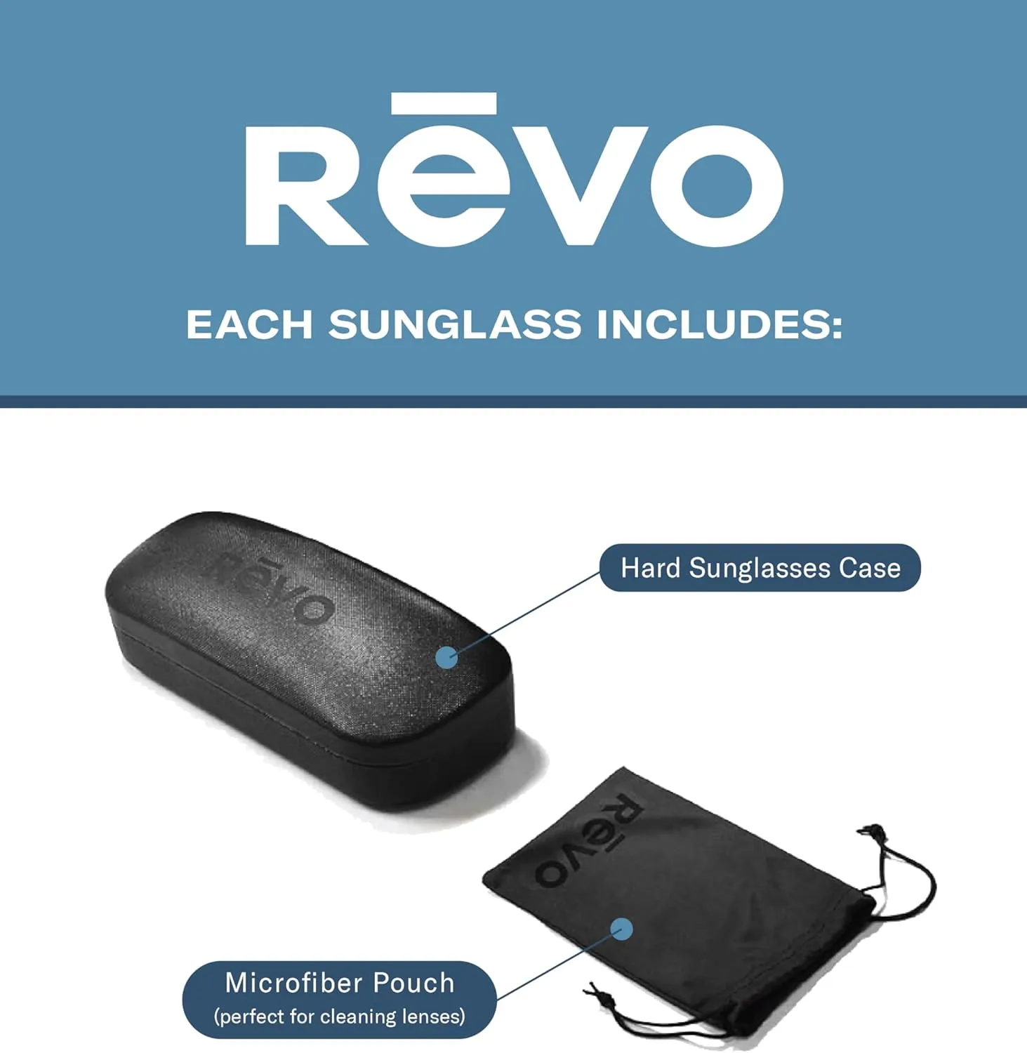 Revo Sunglasses Harness: Polarized Lens with Rectangle Sport Wrap Frame