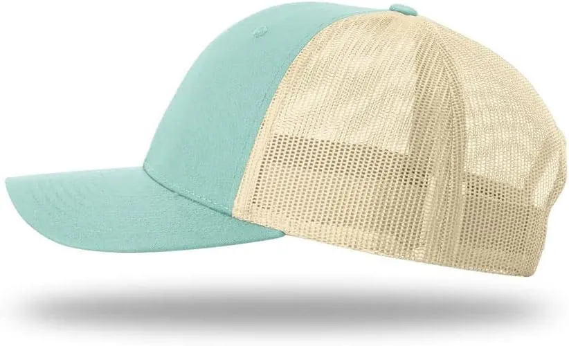 Richardson 115 Classic Low-Profile Design Adjustable Snapback Trucker Cap | Bulk Packs Available