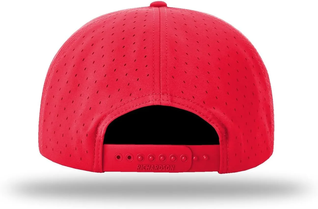 Richardson 169 Cannon 7-Panel Hi Profile & Laser Perforated w/Adjustable Snapback |Bulk Packs Available