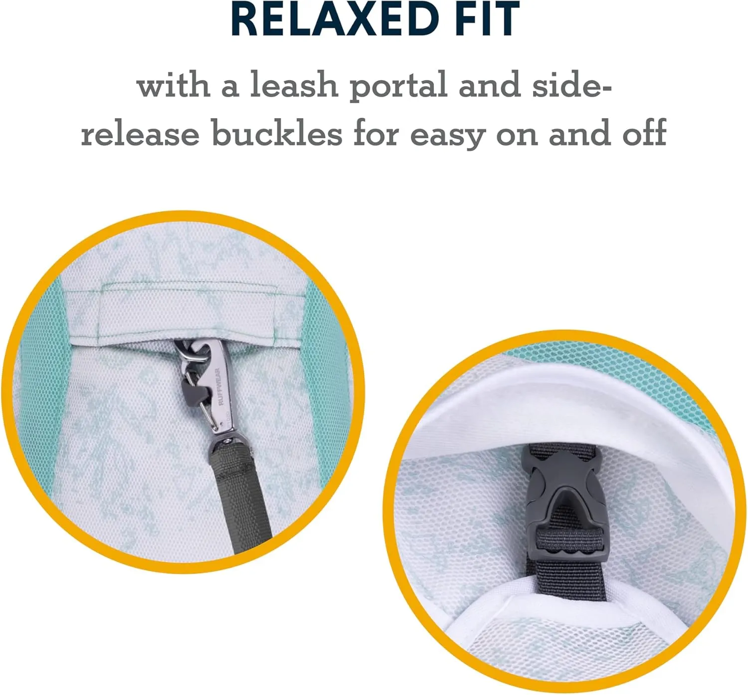 Ruffwear, Swamp Cooler Dog Vest, Evaporative Cooling for Hot Weather, Compatible with Most Harnesses, Sage Green, Large