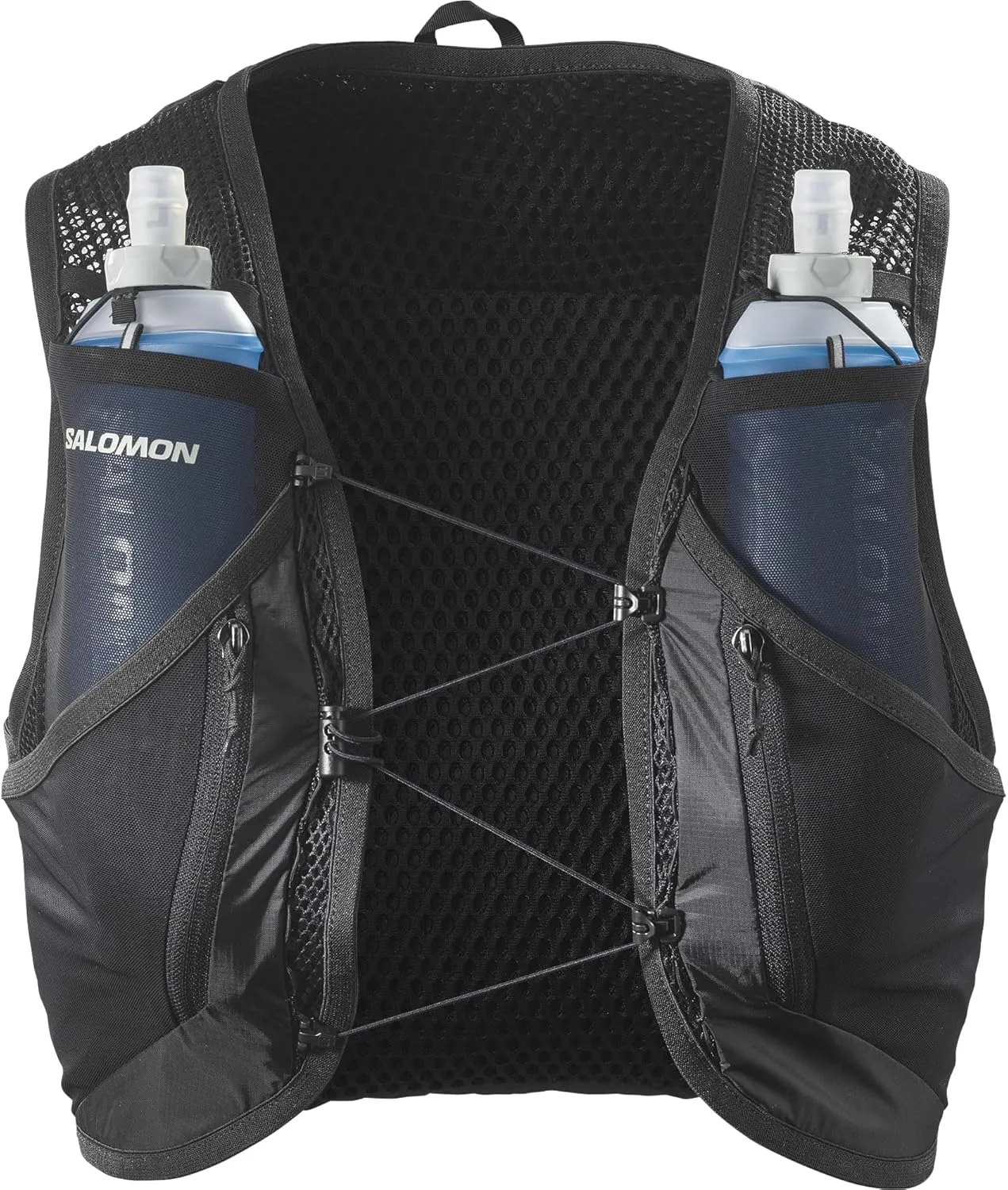 Salomon Unisex Active Skin 12, Hydration & Storage Vest with 500ml Flasks Included