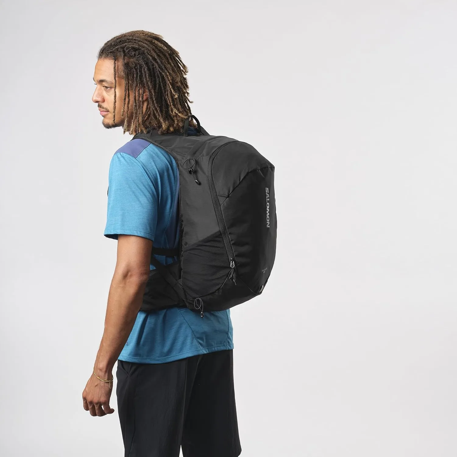 Salomon Unisex Trailblazer 20, Hiking & Trekking Backpack, 20-Liter - Black / Alloy - NS