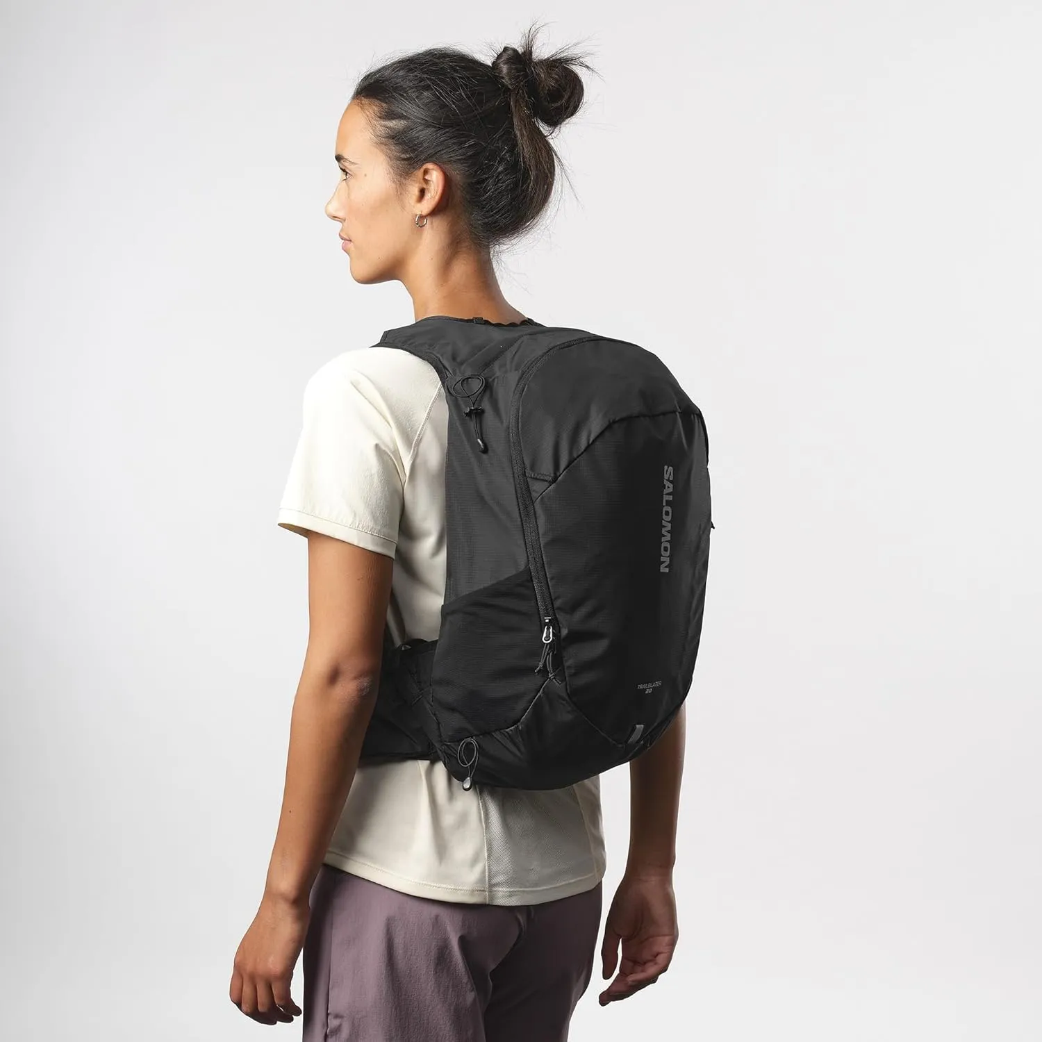 Salomon Unisex Trailblazer 20, Hiking & Trekking Backpack, 20-Liter - Black / Alloy - NS