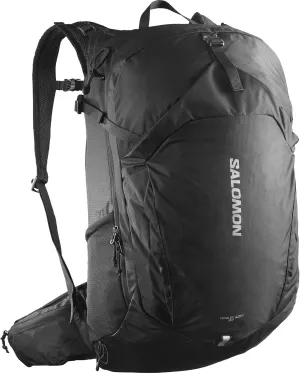 Salomon Unisex Trailblazer 30, Hiking & Trekking Backpack, 30-Liter - BLACK/ALLOY - NS