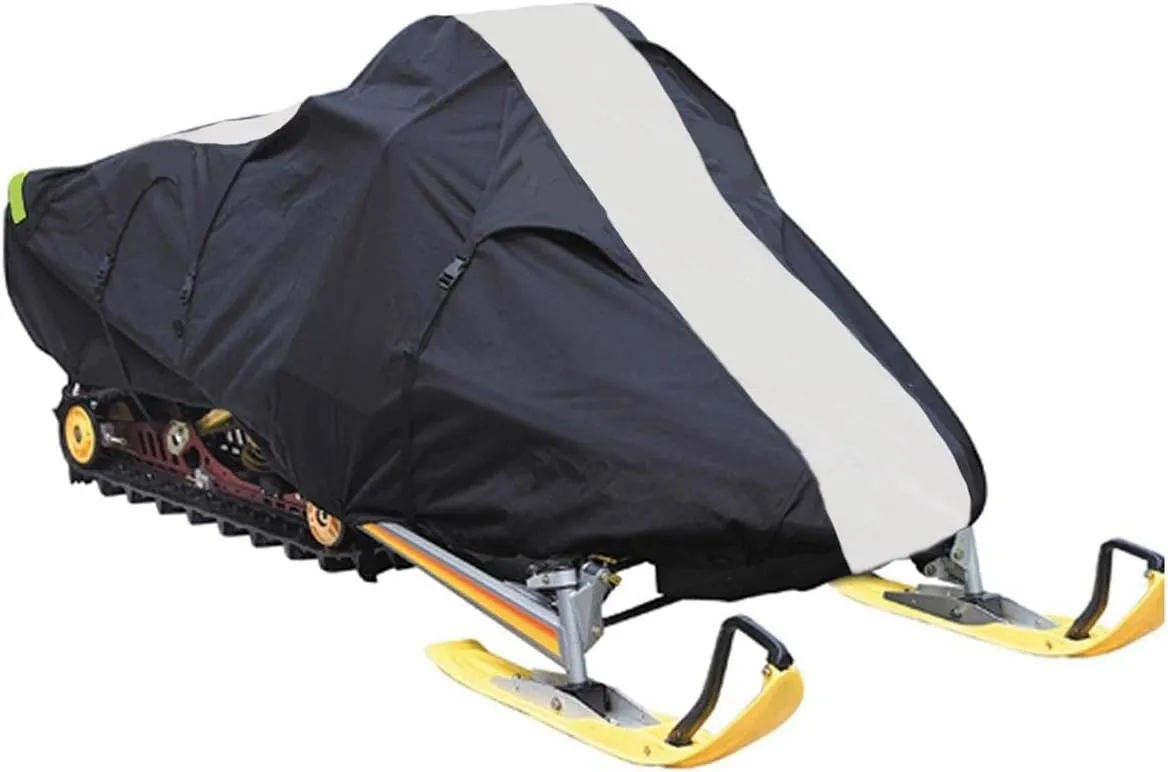 SBU 600D Snowmobile Travel and Storage Cover Compatible for 2005-2006 Model Year Arctic Cat King CAT 900 EFI 162 Sleds. Slush and Mud Protection