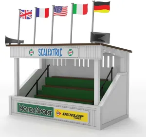 Scalextric Classic Grandstand Building 1:32 Slot Car Race Track Accessory C8190