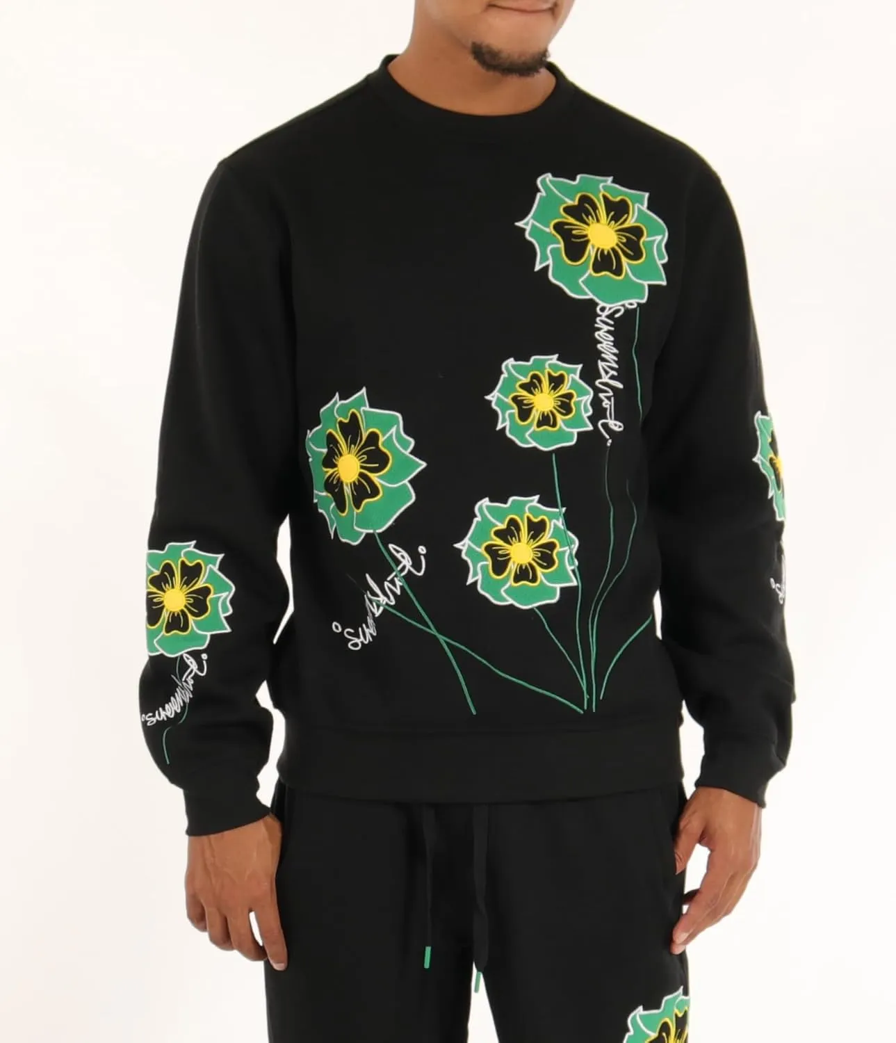 SCREENSHOT CREWNECK 3202 Mens Urban Streetwear NYC Graffiti Hip Hop Fleece Pullover Active Fashion Crew Neck Sweatshirt Top