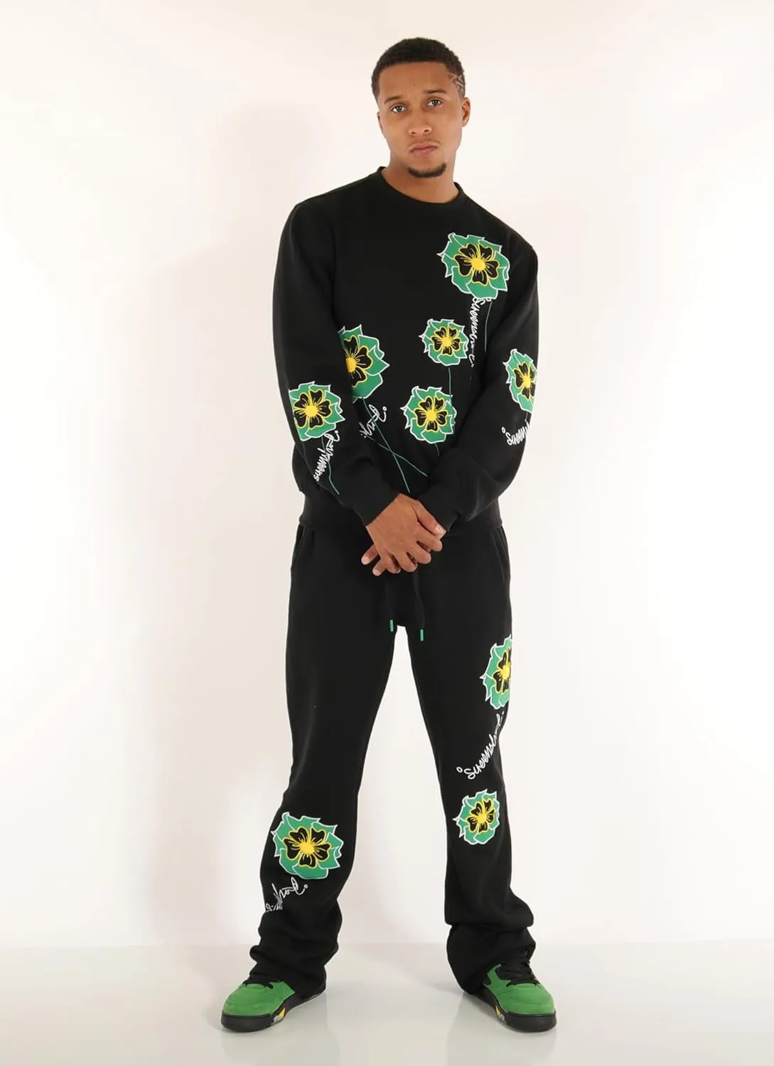 SCREENSHOT CREWNECK 3202 Mens Urban Streetwear NYC Graffiti Hip Hop Fleece Pullover Active Fashion Crew Neck Sweatshirt Top