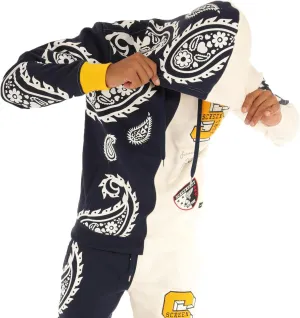 SCREENSHOT FLEECE HOODIE 3202 Mens Urban Streetwear Graffiti Embroidery Patch Fleece Pullover Hoodie Sweatshirt Top