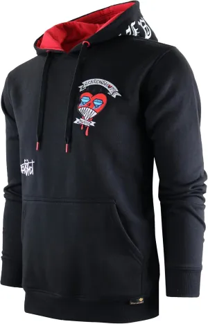 SCREENSHOT FLEECE HOODIE 3202 Mens Urban Streetwear Graffiti Embroidery Patch Fleece Pullover Hoodie Sweatshirt Top