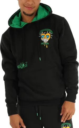 SCREENSHOT FLEECE HOODIE 3202 Mens Urban Streetwear Graffiti Embroidery Patch Fleece Pullover Hoodie Sweatshirt Top