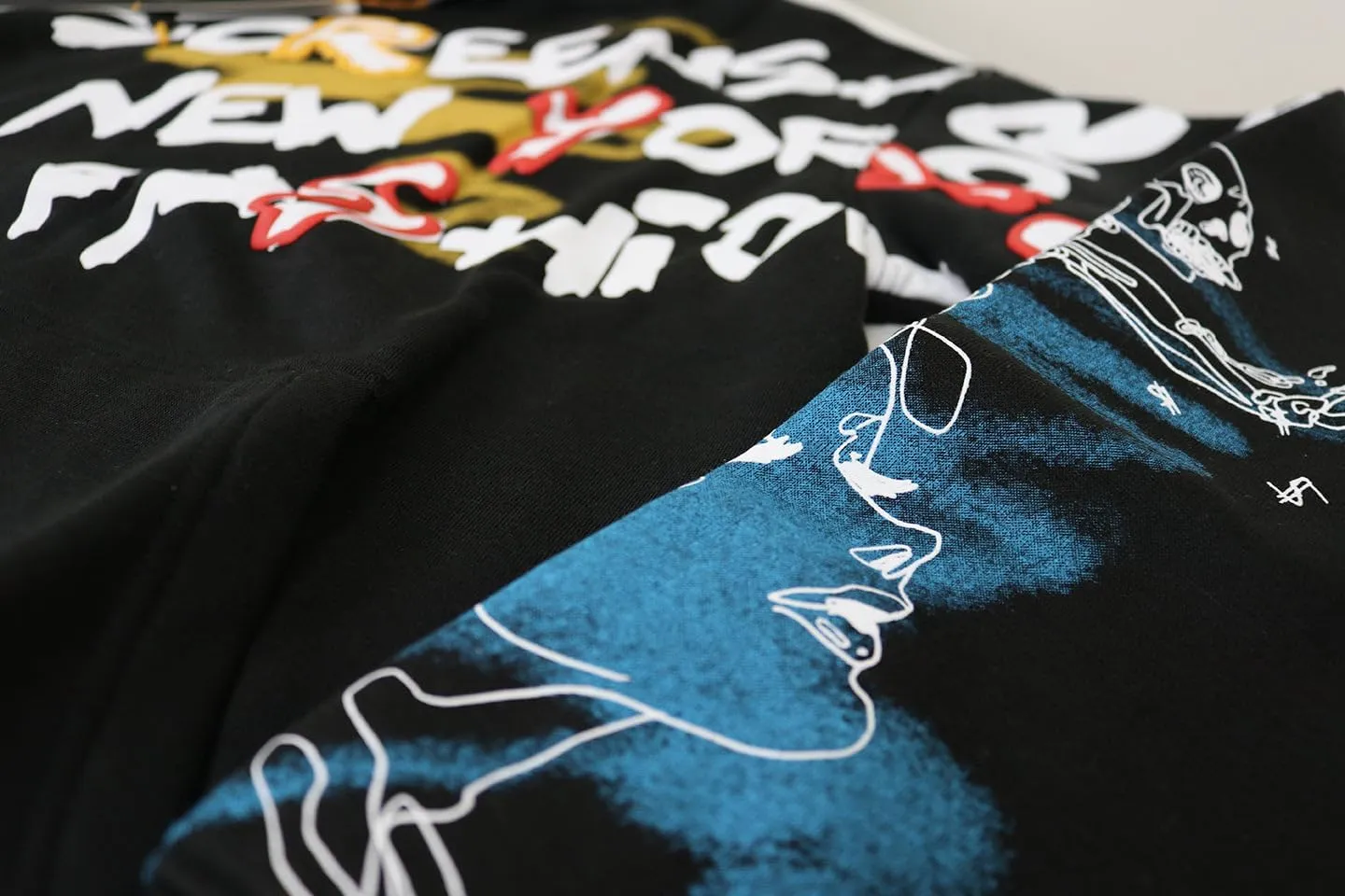 SCREENSHOT-FLEECE HOODIE 4202 Mens Urban Streetwear NYC Graffiti Embroidery Patch Fleece Pullover Sweatshirt Hoodie