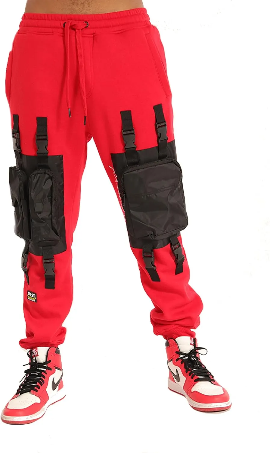 SCREENSHOT Mens Urban NYC Graffiti Hip Hop Fleece Pants Active Fashion Drawstring Sweatpants Bottoms