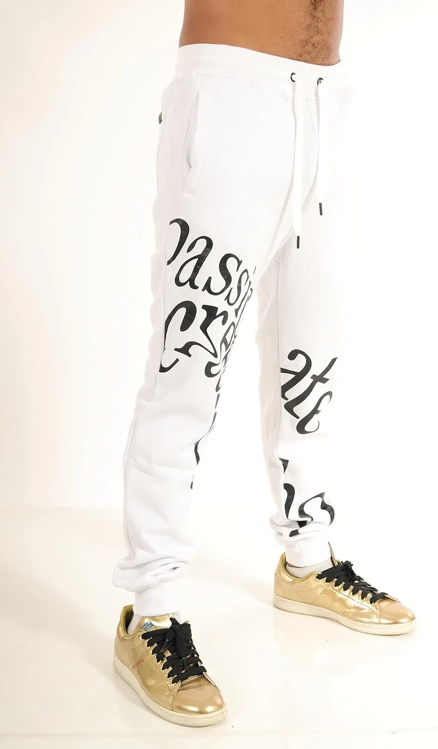 SCREENSHOT Mens Urban NYC Graffiti Hip Hop Fleece Pants Active Fashion Drawstring Sweatpants Bottoms