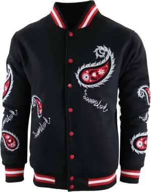 SCREENSHOT VARSITY JACKET 3202 Mens Streetwear Urban Padding Quilted Linning Heavy Fashion Jacket