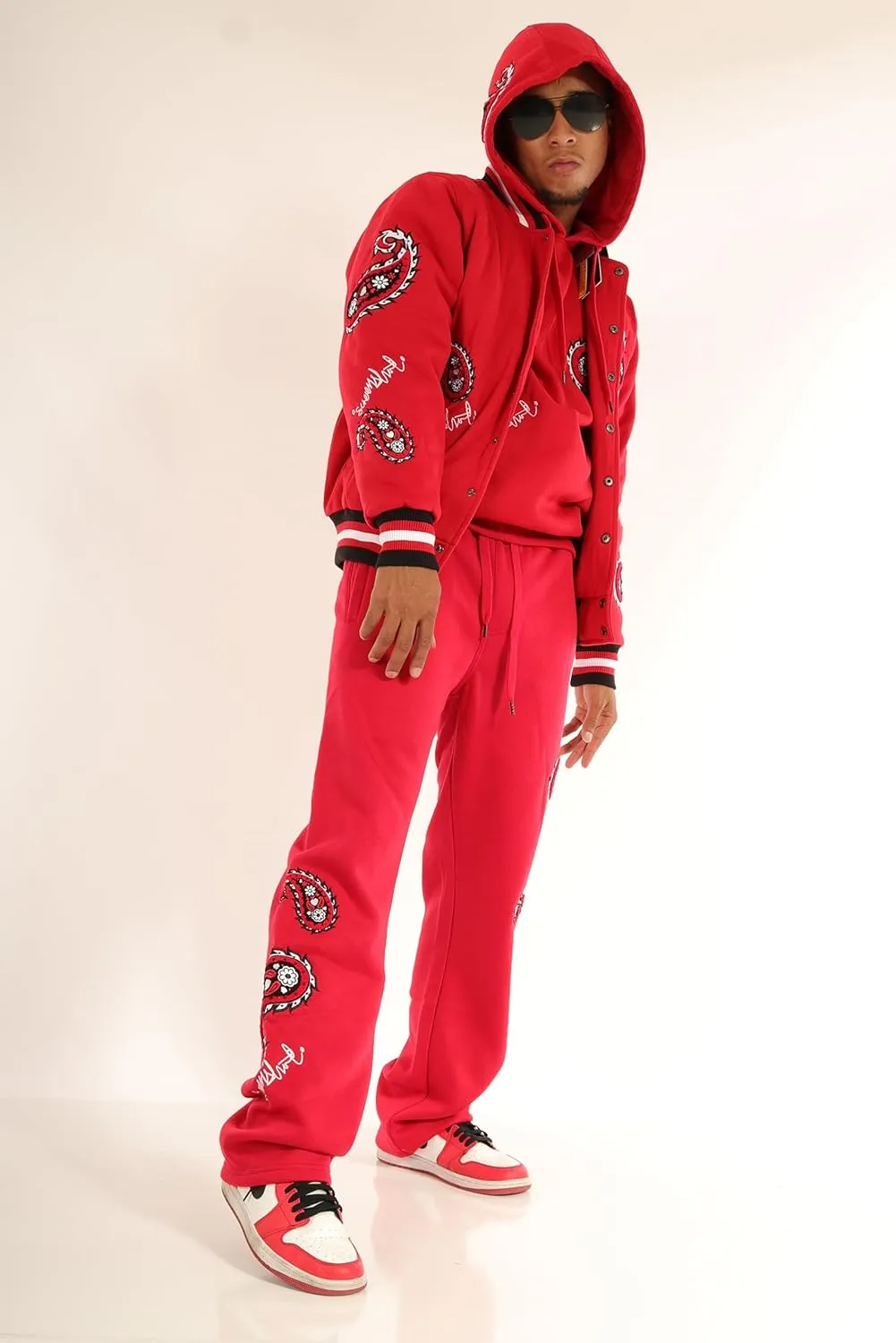 SCREENSHOT VARSITY JACKET 3202 Mens Streetwear Urban Padding Quilted Linning Heavy Fashion Jacket