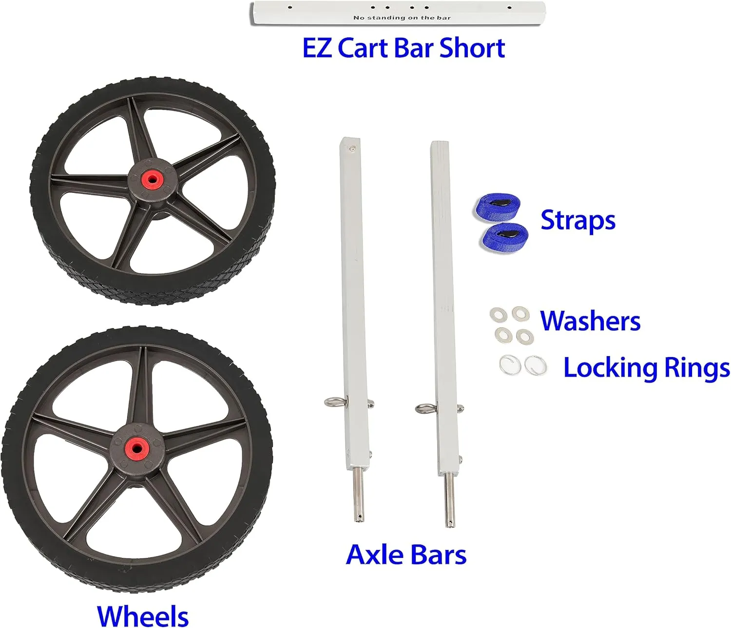 Sea Eagle EZ Cart - Chart Wheel System for Boats and Kayaks