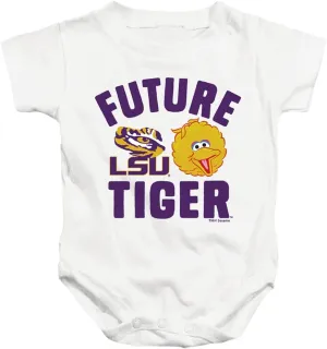 Sesame Street Collegiate Official Future College Student Unisex Infant Snap Suit for Baby Collection