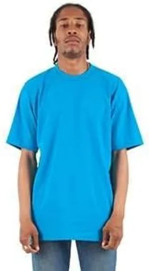 Shaka Wear Adult 7.5 oz., Max Heavyweight T-Shirt 7XL TURQUOISE