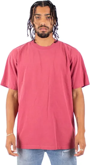 Shaka Wear Drop Ship Garment-Dyed Crewneck T-Shirt 3XL Clay RED