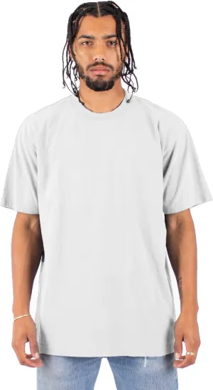 Shaka Wear Drop Ship Garment-Dyed Crewneck T-Shirt 3XL White