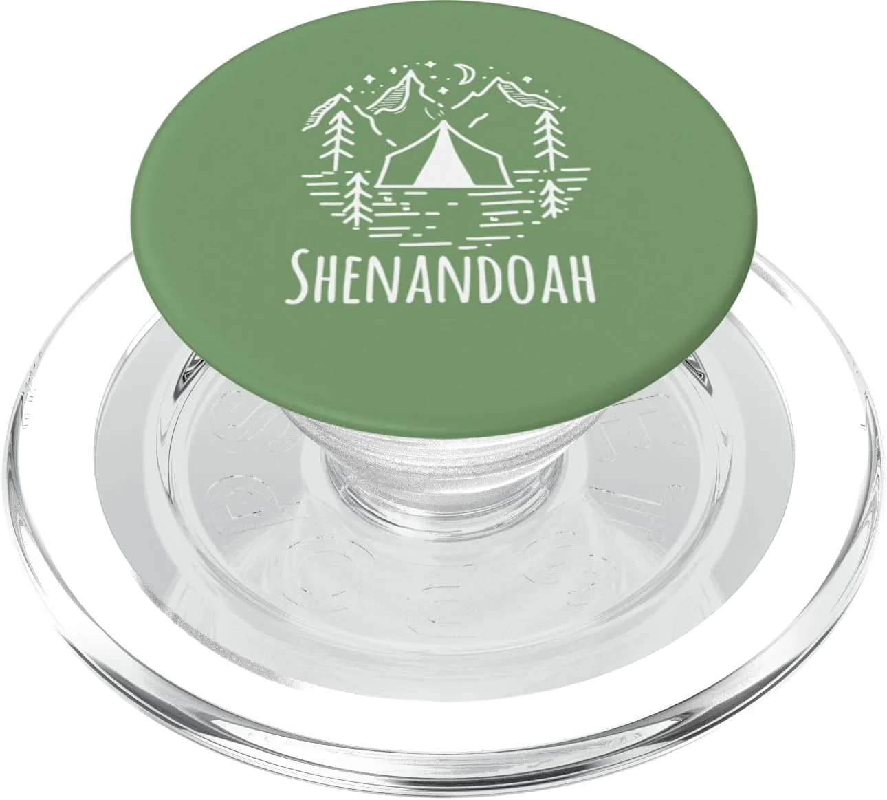 Shenandoah Virginia Camping Tent Rustic Mountains Wilderness PopSockets PopGrip for MagSafe