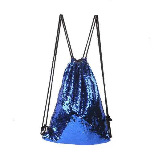 Shimmer Changeable Glitter Drawstring Bag