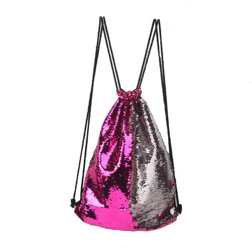 Shimmer Changeable Glitter Drawstring Bag