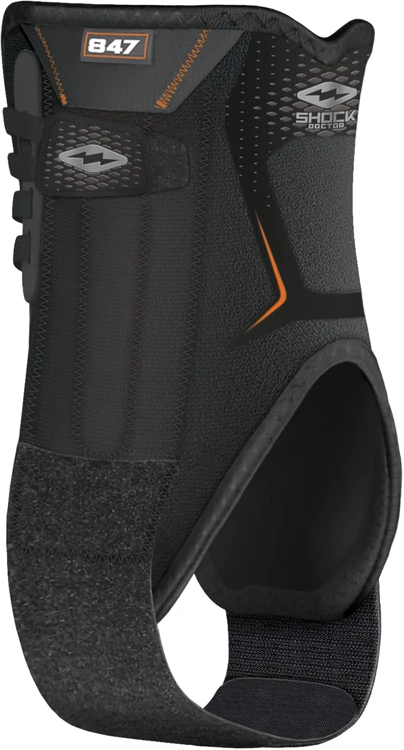 Shock Doctor Ankle Stabilizer with Flexible Support Stays (Black)