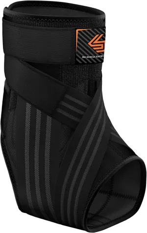 Shock Doctor Low Profile Ankle Brace with Figure-8 Strap for Strong Support. Made for Cleats/Athletic Shoes. Fits Left or Right (X-Small/Small)