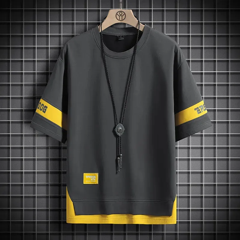 Short Sleeves Streetwear Hip Hop Oversize T shirt