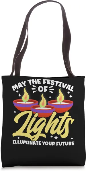 Shubh Deepalawi Festival Of Lights Illuminate Diwali Tote Bag