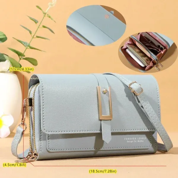 Small Crossbody Shoulder Bag – Women's Wallet & Cellphone Purse