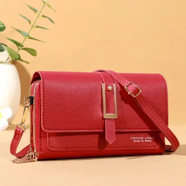 Small Crossbody Shoulder Bag – Women's Wallet & Cellphone Purse