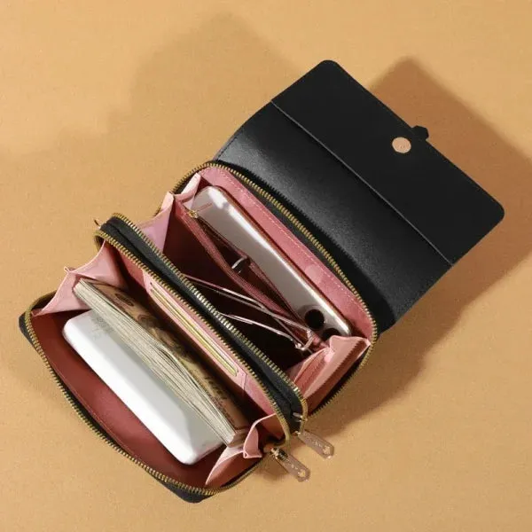 Small Crossbody Shoulder Bag – Women's Wallet & Cellphone Purse