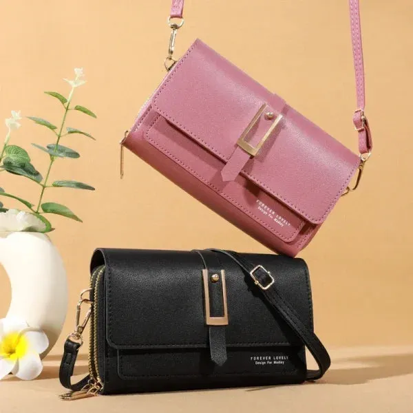 Small Crossbody Shoulder Bag – Women's Wallet & Cellphone Purse