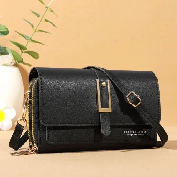 Small Crossbody Shoulder Bag – Women's Wallet & Cellphone Purse